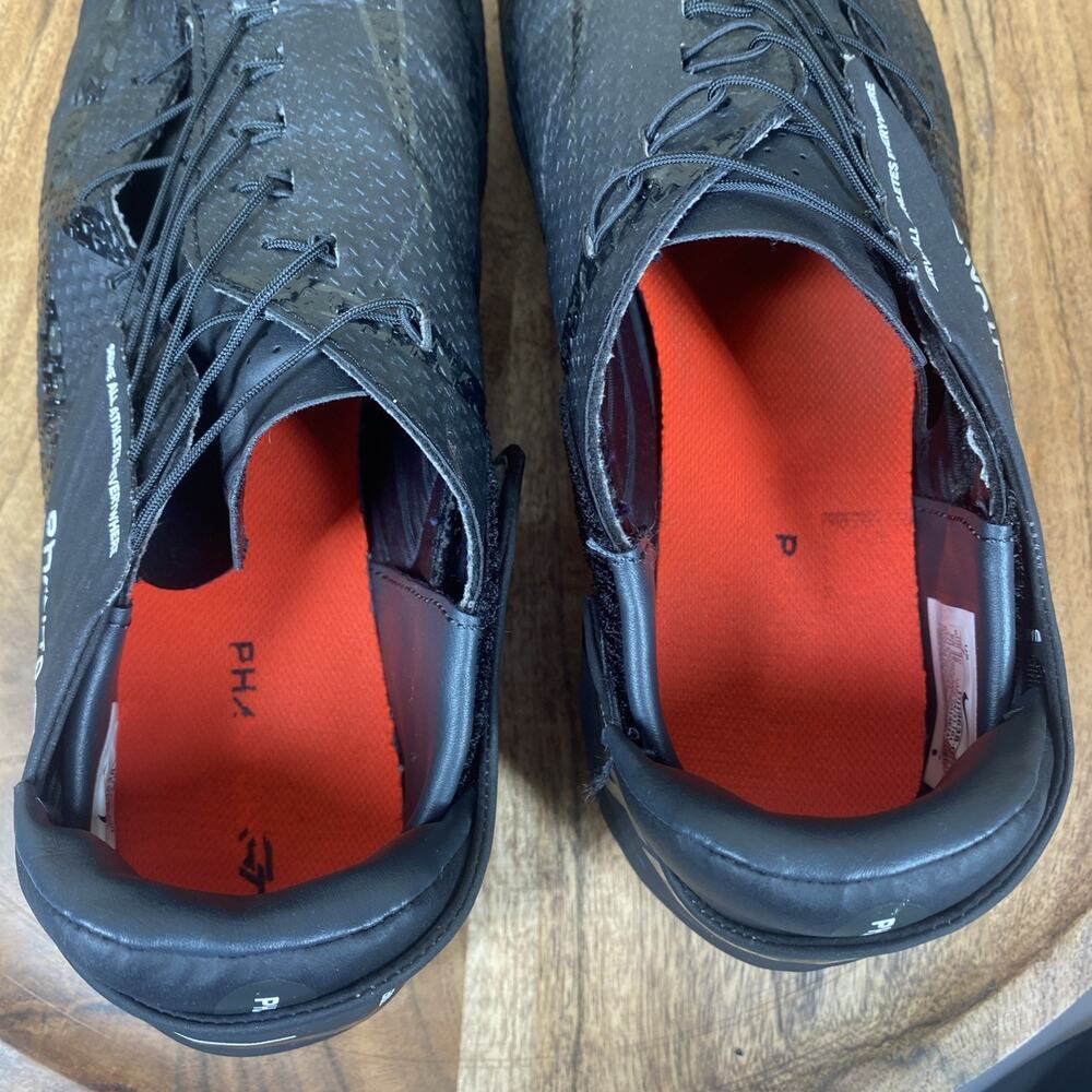 Nike Phantom GT2 Academy Flyease Shadow Pack Mens Black Red Size 7 Soccer Cleats - Picture 7 of 9